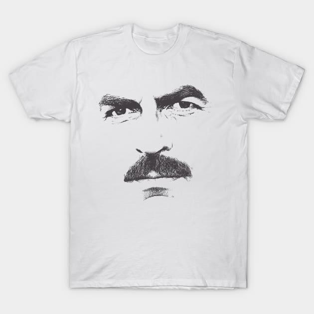 Tom Selleck Face Classic T-Shirt by Pop Laris Manis